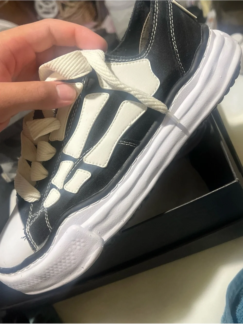 Size 44 EU/10 Mens-  Amiri MMY Bones x Maison Mihara Yasuhiro Worn Once